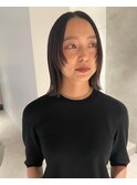 顔まわりレイヤーボブ