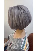 クレア 茅ヶ崎(CREA)&nbsp;シルバーアッシュ×ショートボブ