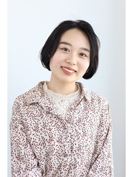 ヘアーアンドメイク エクリ 不動前店(Hair&Make equri) 丸みボブスタイル【目黒不動前】