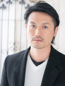 モッズヘアメン 札幌月寒店(mod's hair men) 刈り上げがポイント！アッシュブラック大人ショートm札幌月寒