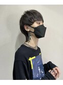 メンズウルフ　メンズカット　ウルフカット