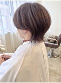 ラベンダーグレーウルフカット