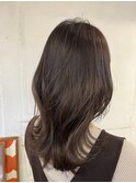 ナチュラルグラデーションの王道可愛いチョコレートブラウン