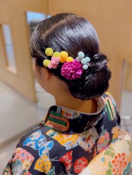 フォーエス(4S) 和装ヘアアレンジ