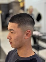 坊主フェード