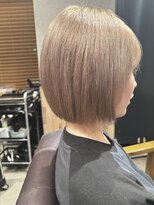 オーブ ヘアー リリー 博多2号店(AUBE HAIR lily)&nbsp;ミルクティー×ボブ