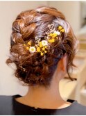 シニヨンアレンジ　~結婚式お呼ばれヘア~