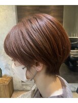 アイム(I&M)&nbsp;ハンサムショート×レッドベージュ