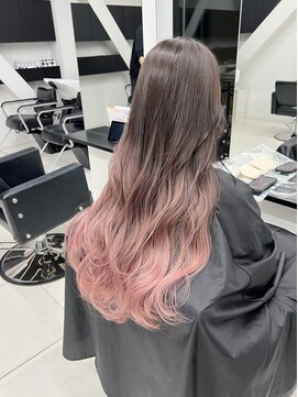 アライブ キチジョウジ(ALIVE Kichijoji) 【ALIVE吉祥寺】ホワイトピンクベージュグラデーションカラー