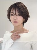 ウェーブミディアム似合わせカットメルティカラーショート/大宮