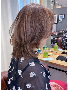 アトレ 武庫之荘(Atre.) 大人可愛い丸みボブピンクラベンダーベージュベビーピンク透明感