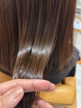 アドラーブル 松崎店(adorable) 20代30代40代ストレートブラウンベージュ髪質改善