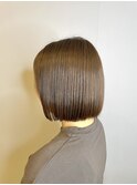 20代30代大人可愛い小顔ショートボブ前下がりショートハイライト