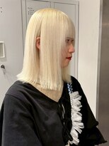 ベレーザ 渋谷(BELEZA)&nbsp;14923ホワイトアッシュ抜きっぱなしブリーチホワイトブロンド