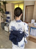 浴衣+ヘアセット