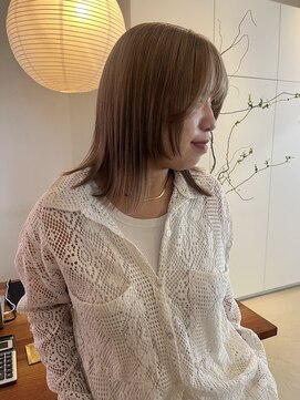 ライン(LINE) レイヤーカット/顔周りカット/ブリーチ