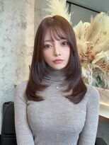 ラピス 新宿(Lapis) セミレイヤーカット/チョコブラウン