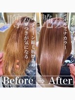 コンティロミー(CONTI ROMMY.)&nbsp;酸性ストレート◎髪質改善◎全頭ブリーチベージュ20代～50代