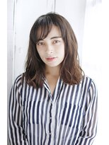 シュシュット(chouchoute)&nbsp;大人ガーリーミディアムレイヤー似合わせカットダークアッシュ55