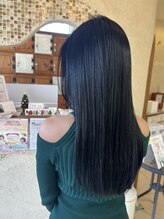 プリモ リコ(Primo.rico)&nbsp;ミディアム　髪質改善　ブラックカラー