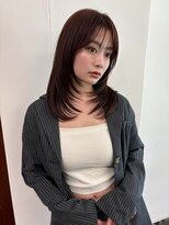 ガーランドギンザ(Garland Ginza)&nbsp;ミディアムレイヤーカット　ココアグレージュ