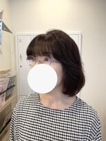 シンプル(Simple)&nbsp;ふんわりパーマミディ