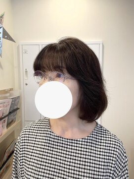 シンプル(Simple) ふんわりパーマミディ