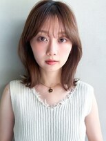 リヤン 表参道(lyann) くせ毛風カール夏20代30代40代◎ナチュラルカール斜めバングF
