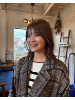 アズグロウ エクラ(AS GROW 'eclat) 大人ガーリー外ハネくびれナチュラルミディ
