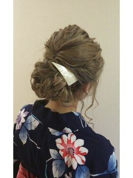 ブレス 芦屋店(brace) ゆるふわ大人かわいい浴衣ヘアアレンジ×夏