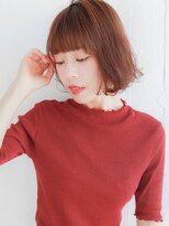 ルティア(Lutia) 明るめブラウンで軽めボブ!