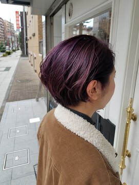イル(iLu.) パープルアッシュショート