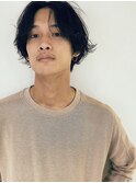 【December】men'sくせ毛風パーマセンターパート