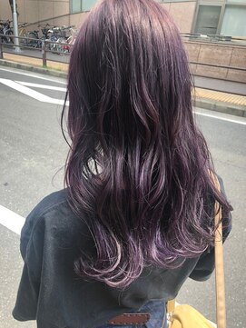 デコヘアーチップ(DECO HAIR Tip.) お洒落パープル