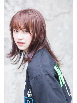 レニーバイエース(LANY by ACE) 【LANY 横浜】小顔ミディ×ピンクベージュ