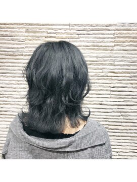 アクト 原宿(ACT) デザインカラー×ブルーシルバーウルフ