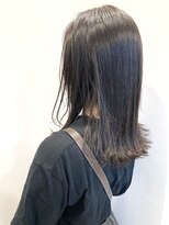ティルヘアー(TiLL HAIR)&nbsp;暗髪　アッシュグレー×N.オイル　透明感
