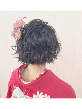 リド 堀高店(LIDO) 成人式 ★ ウェーブスタイル