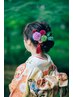 【成人式/早朝料金無料】振袖着付＋ヘアセット＋メイク￥27,500-