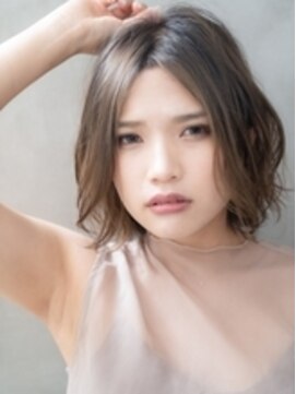 ウィズアール 成田三里塚店(Wiz-R) センターパート×ラフボブ