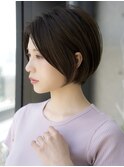前髪長め大人ショートボブ20代30代40代【AIN.表参道】川原大地