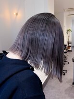 テン(tenn)&nbsp;切りっぱなしボブとモーブカラー【kuroda】