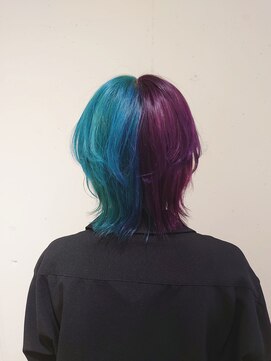 ネオリーブルノン 日吉(Neolive Runon) 2トーンカラー×ショートウルフ