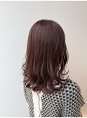 美髪/大人かわいい/こなれミディ/サンドベージュ