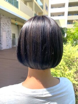 リールヘア 千早店(rire hair) ハイライト×ローライト×グレー