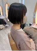【ショートボブ】丸みボブ 20代30代40代