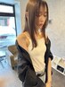 カラー＋髪質改善トリートメント　9500yen