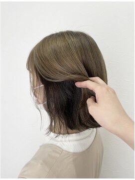 シエル 立川店(CIEL) インナーカラー×ミルクティーベージュ【CIEL×maki】