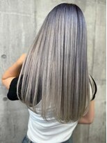 スターズ 川越店(STARS)&nbsp;透明感　シルバーアッシュグレージュカラー　艶感　ストレート