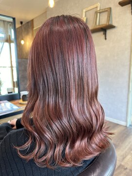 ヘアーガーデンミルクティー 新潟大学前店(Hair garden Milk tea) モーブピンク